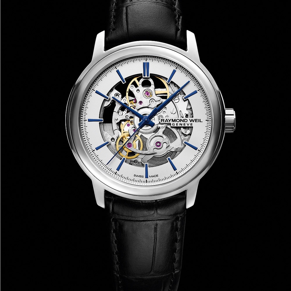 RAYMOND WEIL Maestro 2215-STC-65001 Skeleton Automatic SS